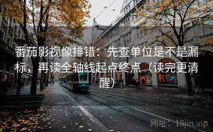 番茄影视像排错:先查单位是不是漏标,再读全轴线起点终点(读完更清醒) 番茄影视像排错:先查单位是不是漏标,再读全轴线起点终点(读完更清醒)